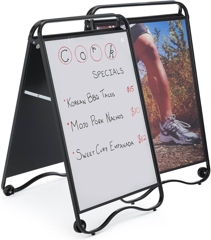 Dry Erase Aluminum Sandwich Board